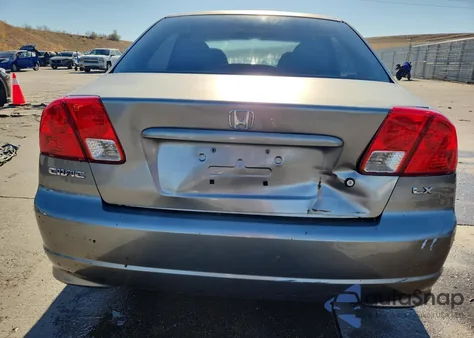 2004 Honda Civic Lx z USA, uszkodzony, nr VIN 2HGES16544H624217